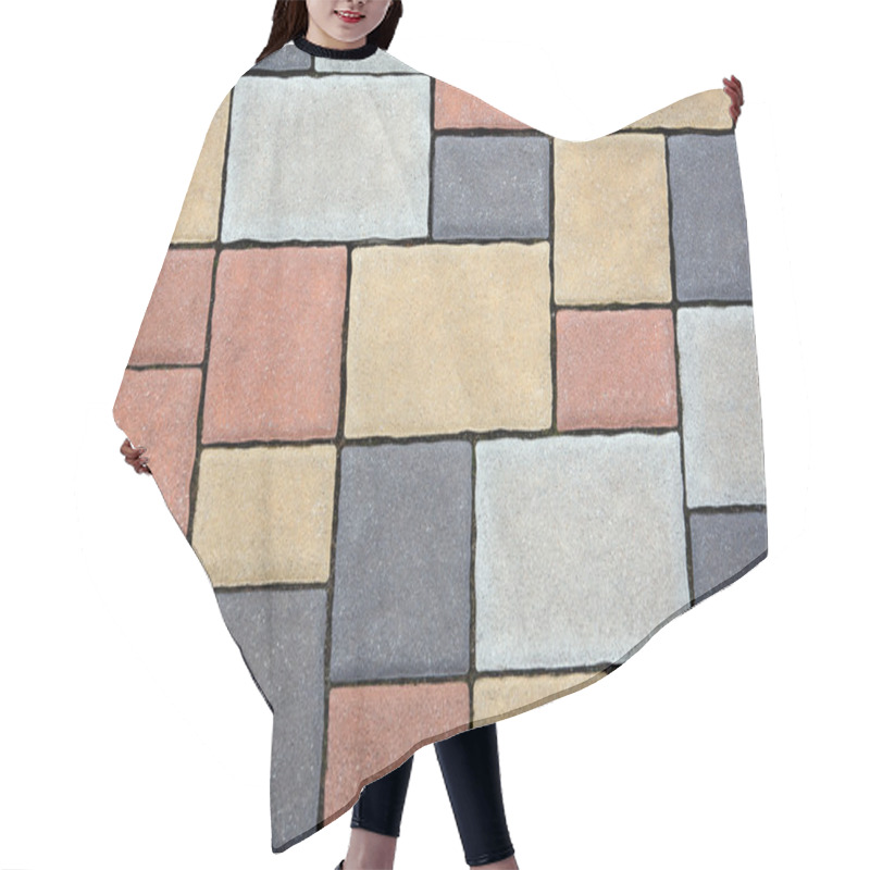 Personality  Tiled Floor Hair Cutting Cape