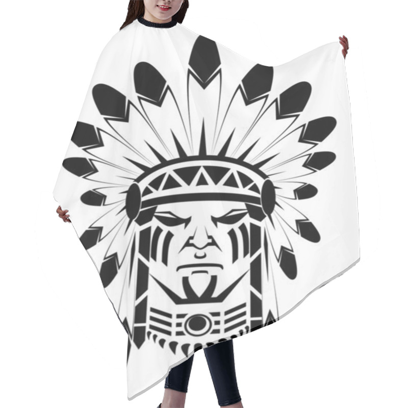 Personality  Apache Native Hair Cutting Cape