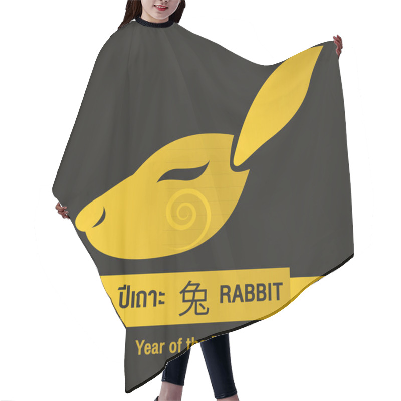 Personality  Rabbit - Chinese Zodiac Signs Hair Cutting Cape