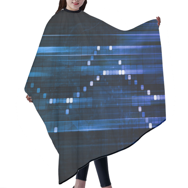 Personality  Futuristic Interface Hair Cutting Cape