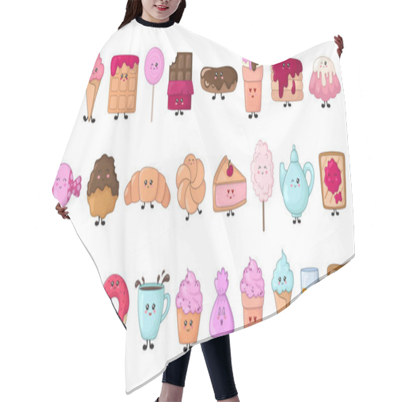 Personality  Kawaii Food Collection Hair Cutting Cape