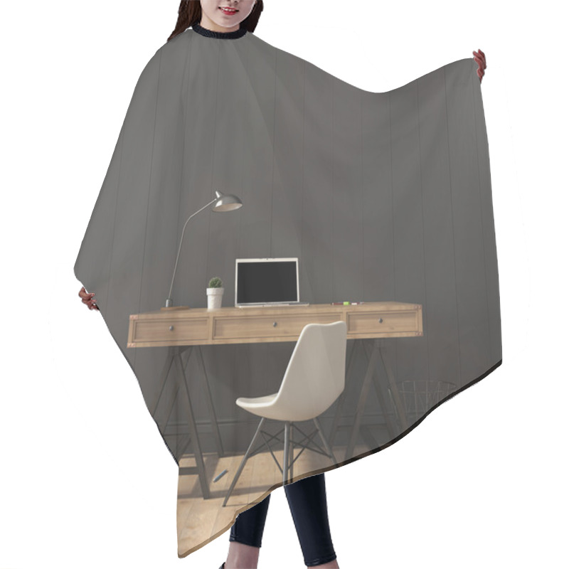 Personality  The Stylish Interior Of Home Office Hair Cutting Cape