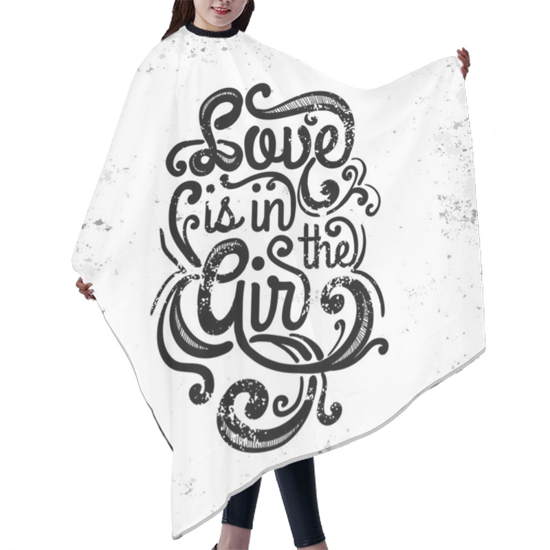 Personality  Love Greeting Card Hair Cutting Cape