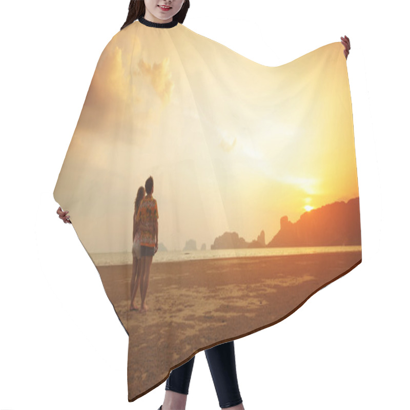 Personality  Lovers Hair Cutting Cape