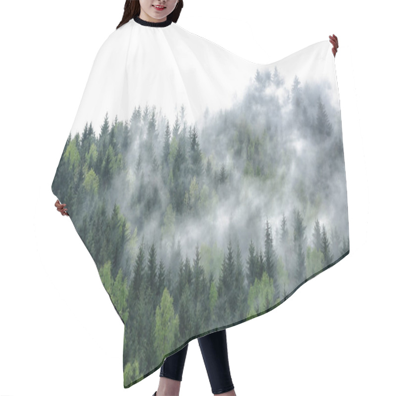 Personality  Green Forest Trees  Hair Cutting Cape