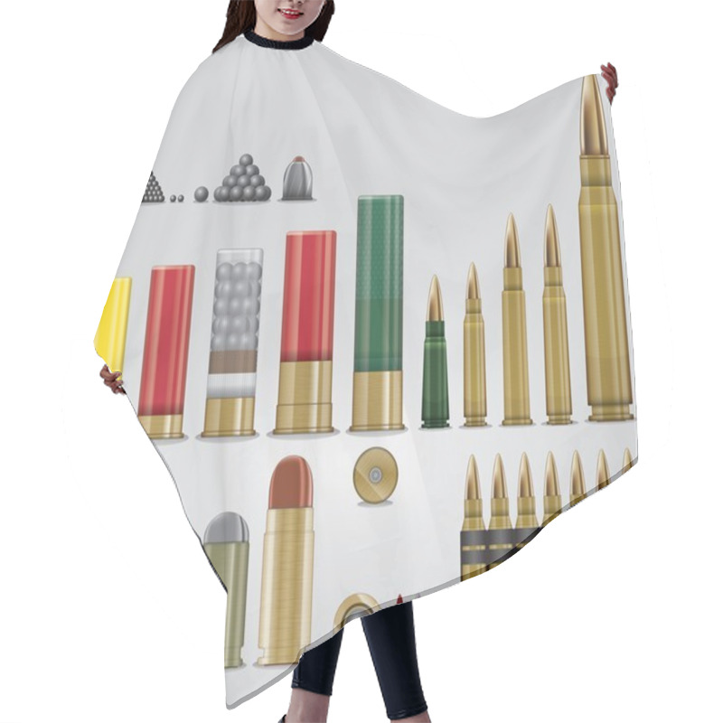 Personality  Full Vector Ammo Set Hair Cutting Cape