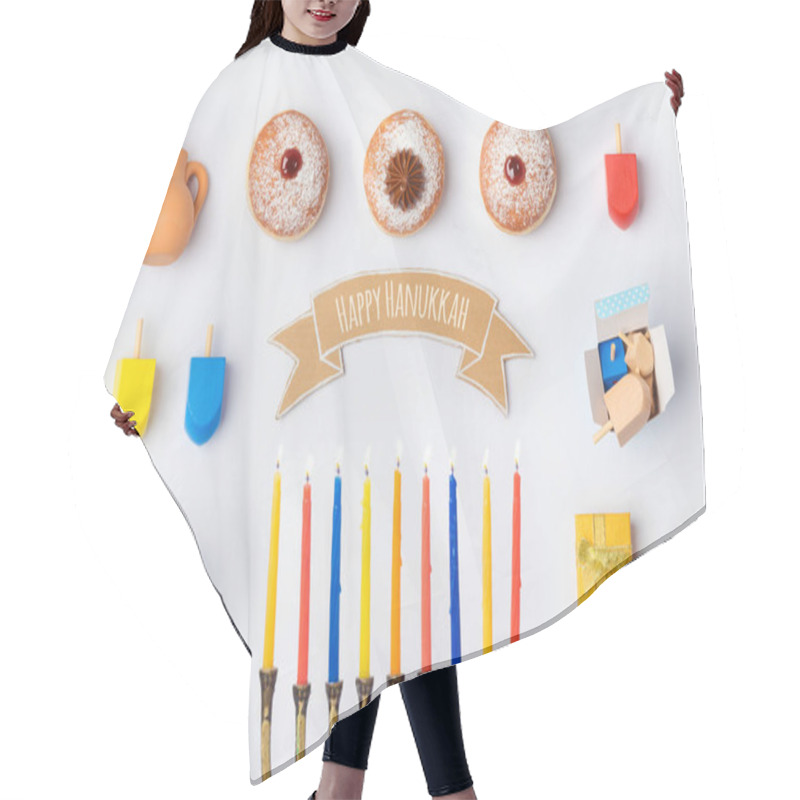 Personality  Hanukkah Holiday Template Hair Cutting Cape