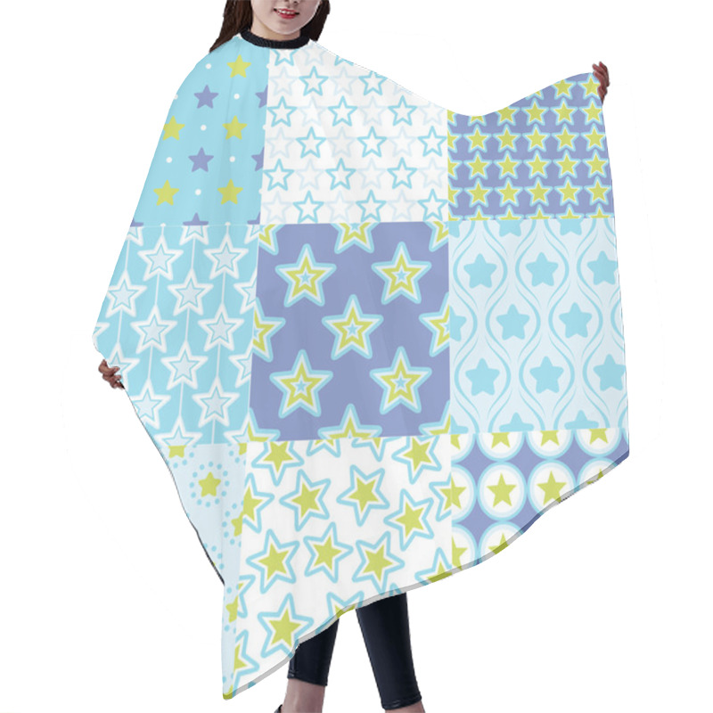 Personality  Seamless Geometric Pattern Hair Cutting Cape