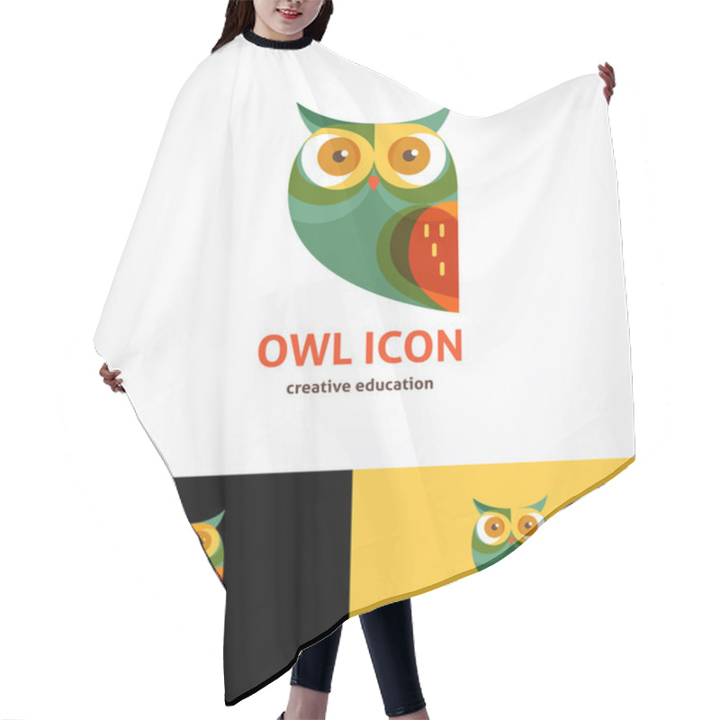 Personality  Owl Outline Icon And Symbol Hair Cutting Cape