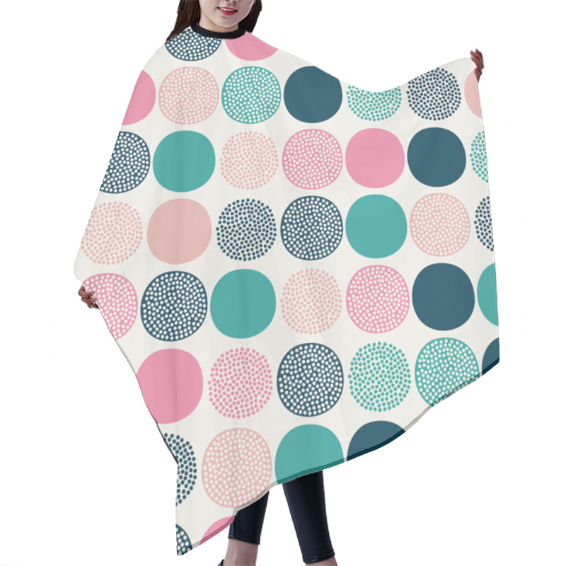 Personality  Dots Pattern Hair Cutting Cape