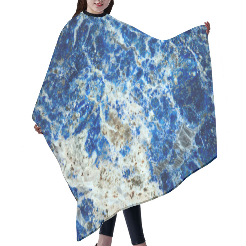 Personality  Lazurite Mineral Background Hair Cutting Cape