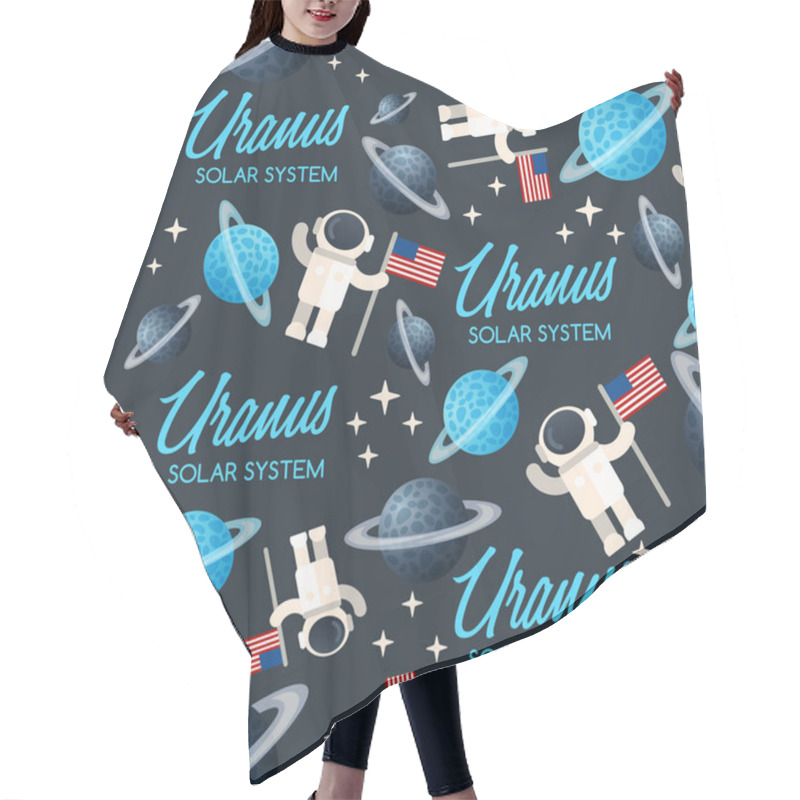 Personality  The Solar System Planets : Vector Illustration Hair Cutting Cape