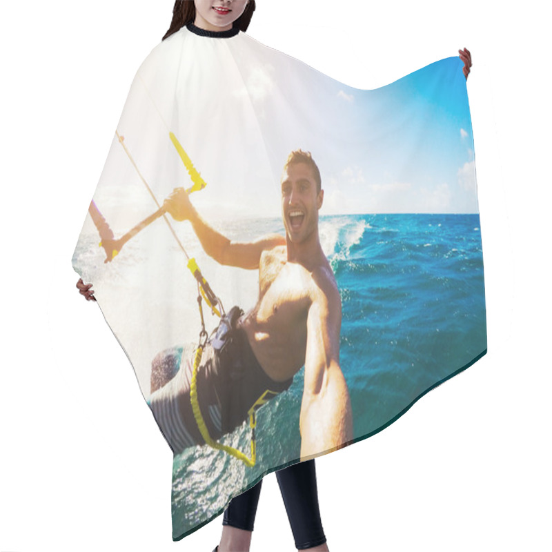 Personality  Kiteboarding, Extereme Sport Hair Cutting Cape