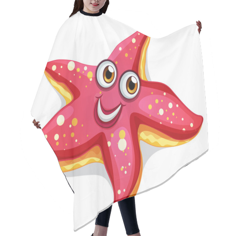 Personality  A Smiling Starfish Hair Cutting Cape