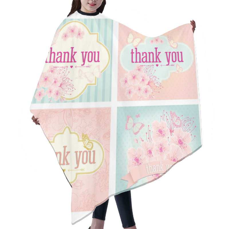 Personality  Four Thank You Hair Cutting Cape