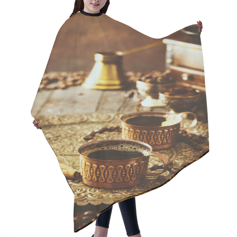 Personality  Cup Of Turkish Coffee Hair Cutting Cape