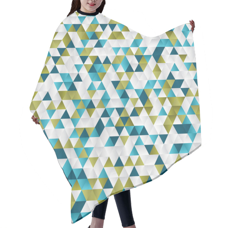 Personality  Abstract Geometric Background Hair Cutting Cape