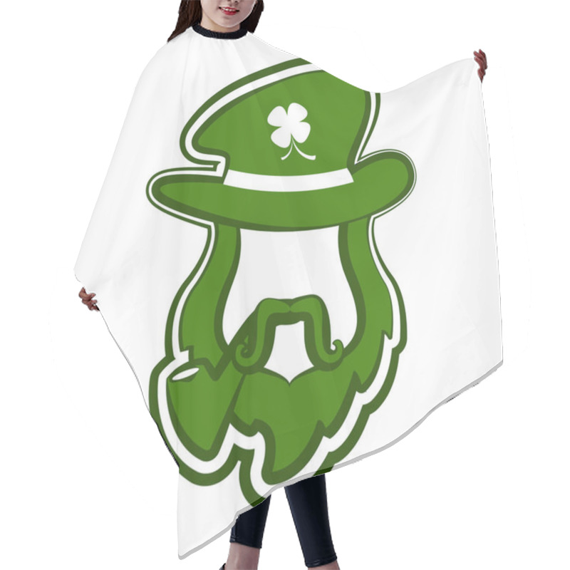 Personality  Abstract Leprechaun Avatar Hair Cutting Cape