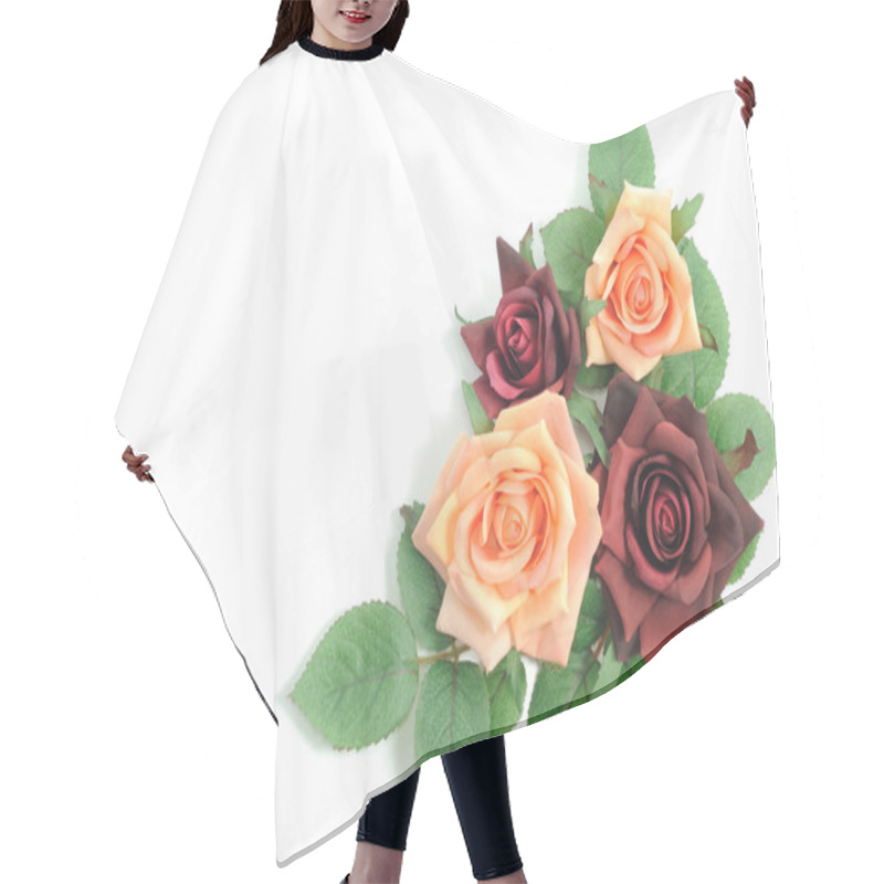 Personality  Roses Corner Hair Cutting Cape