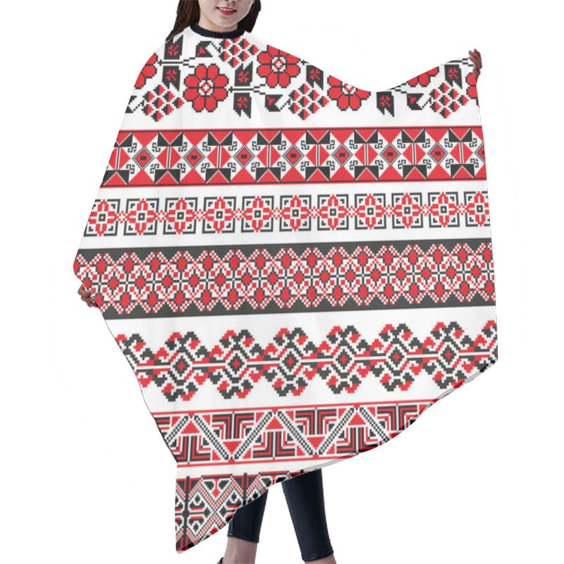 Personality  Traditional Ukrainian Borders In Seamless Pattern  Hair Cutting Cape