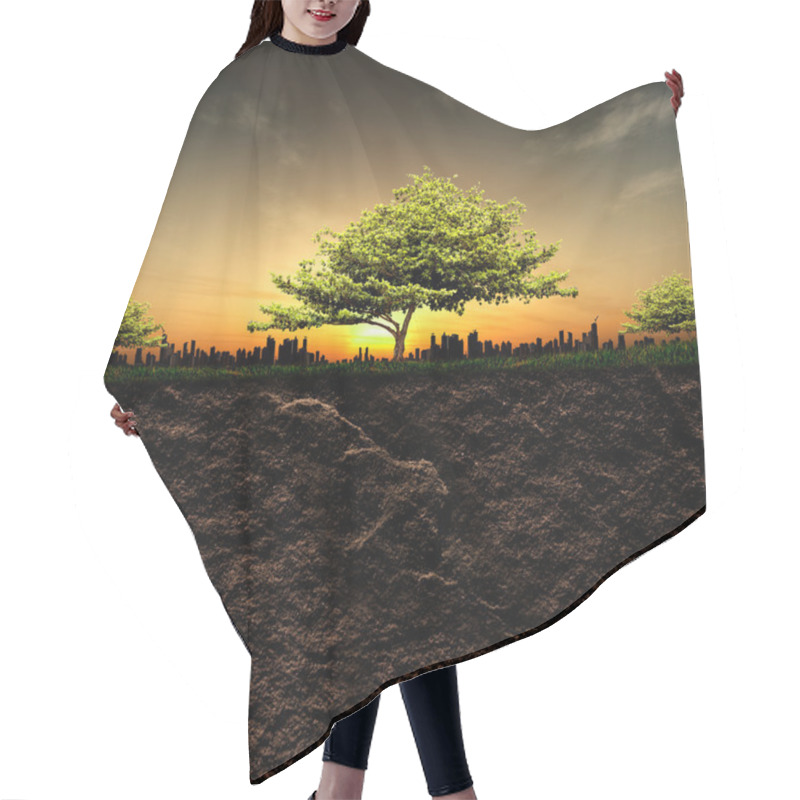 Personality  Underground Hair Cutting Cape