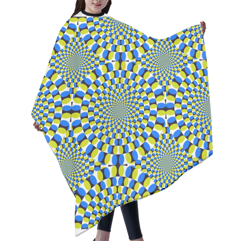 Personality  Optical Illusion Spin Cycle (EPS) Hair Cutting Cape