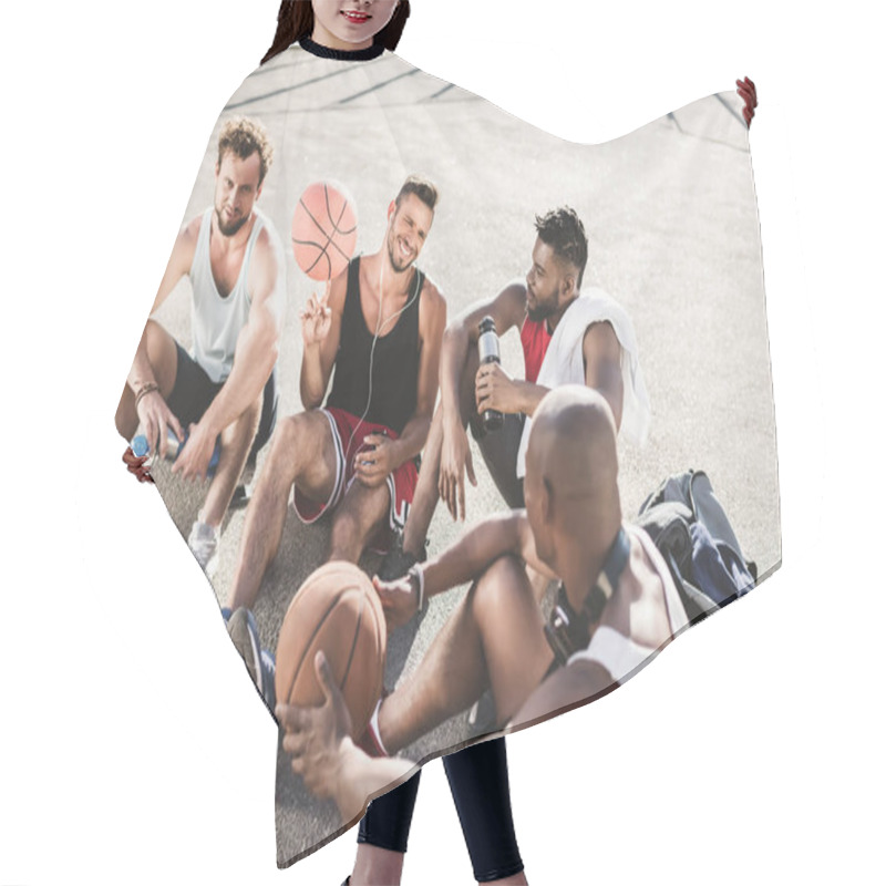 Personality  Multiethnic Basketball Team Hair Cutting Cape