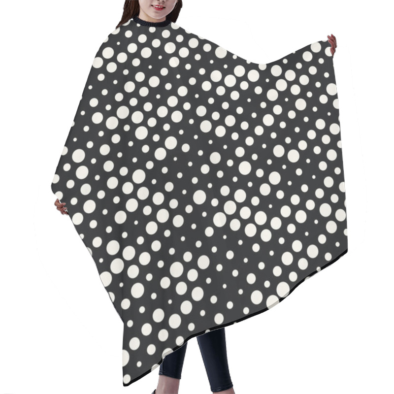 Personality  Abstract Seamless Geometric Halftone Pattern Hair Cutting Cape