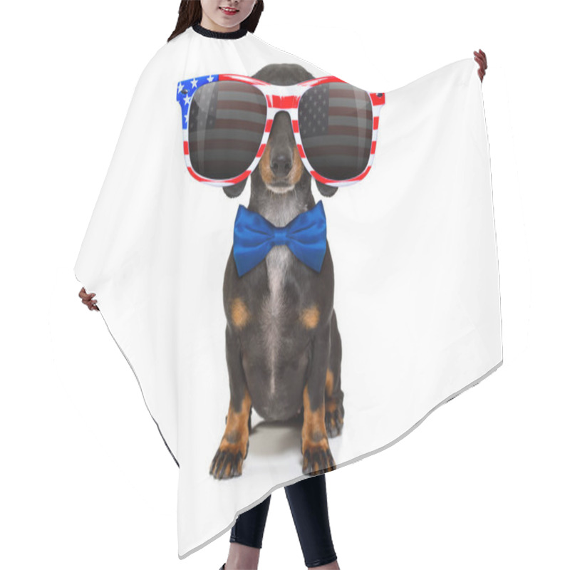 Personality  Independence Day 4th Of July Dog Hair Cutting Cape