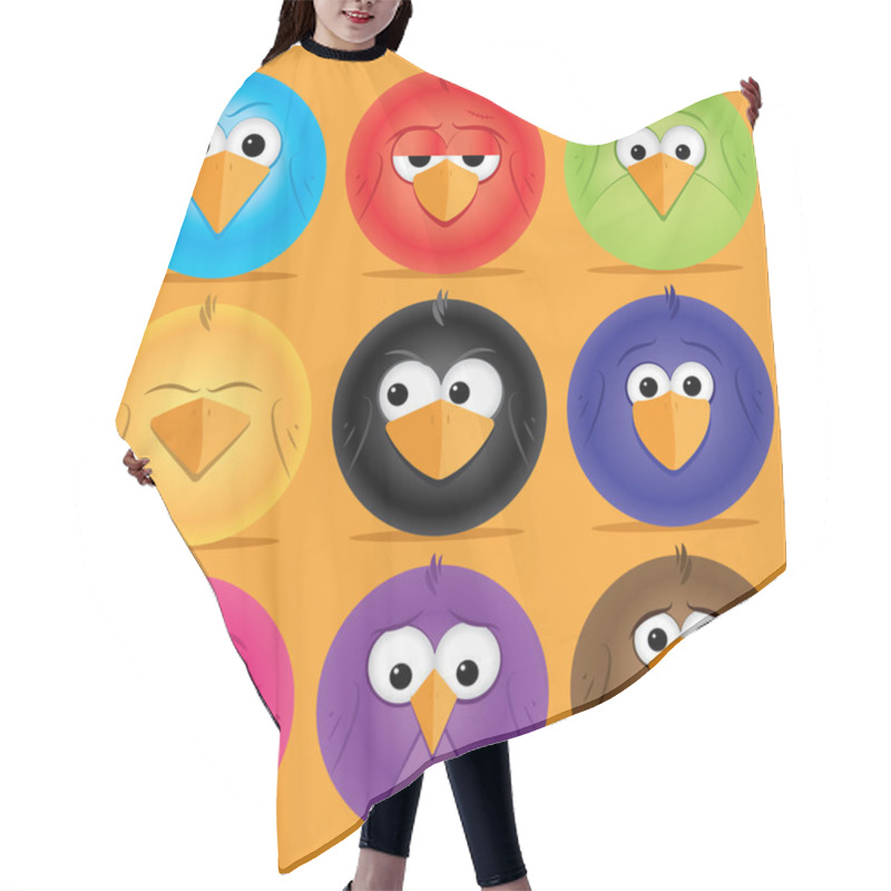 Personality  Birds Set 1 Hair Cutting Cape