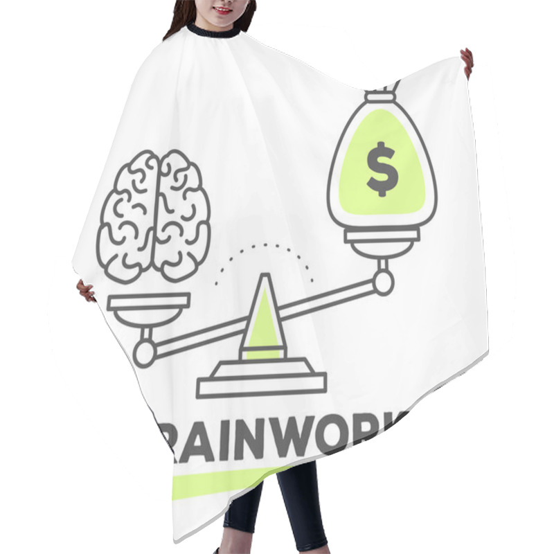 Personality  Mechanism To Compare Value Of Brainwork Hair Cutting Cape