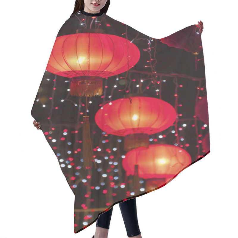 Personality  Red Chinese Lantern  Background  Wallpaper Close Up Hair Cutting Cape