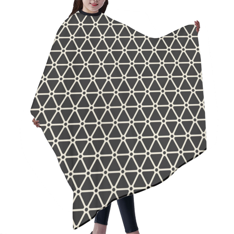 Personality  Minimalistic Triangle Pattern Hair Cutting Cape