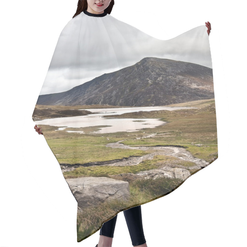 Personality  Landscape Over Llyn Idwal Towards Pen-yr-Ole-Wen In Snowdonia Na Hair Cutting Cape