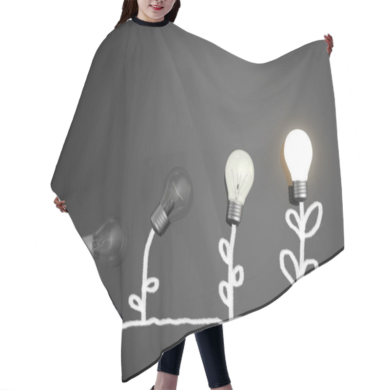 Personality  Growing Up Concept Hair Cutting Cape