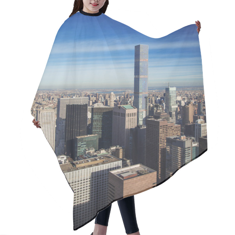 Personality  Sunset In Manhattan, New York Hair Cutting Cape