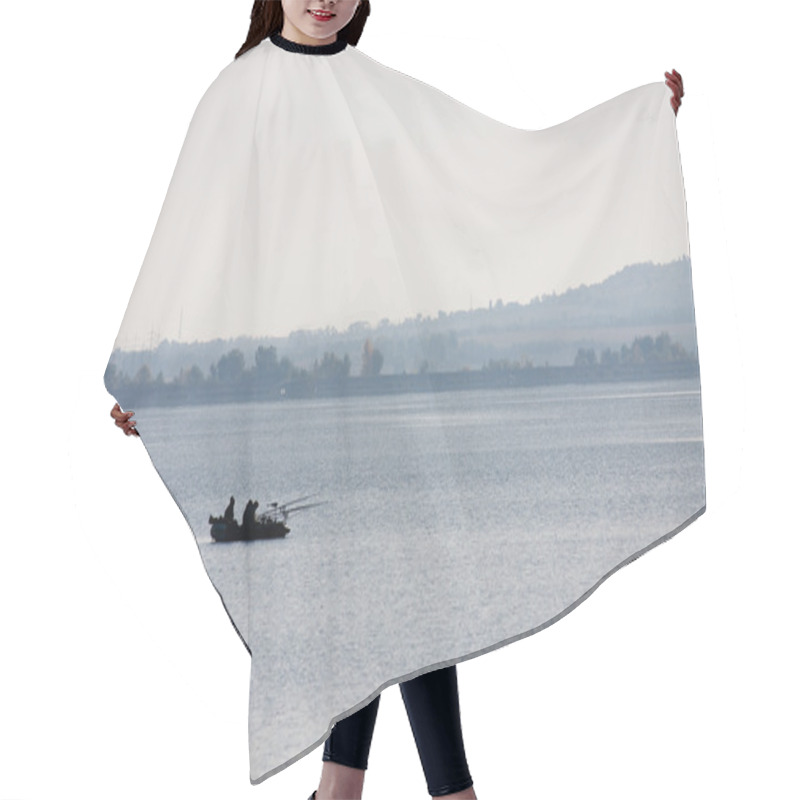 Personality  Fishing In A Cold Weather Hair Cutting Cape