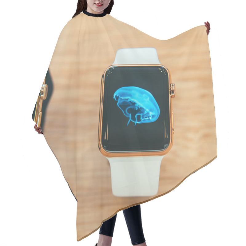 Personality  Apple Watch Starts Selling Worldwide - First Smartwatch From App Hair Cutting Cape