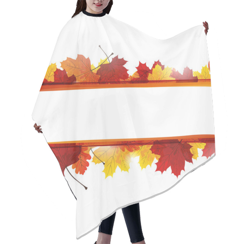 Personality  Autumnal Design Hair Cutting Cape