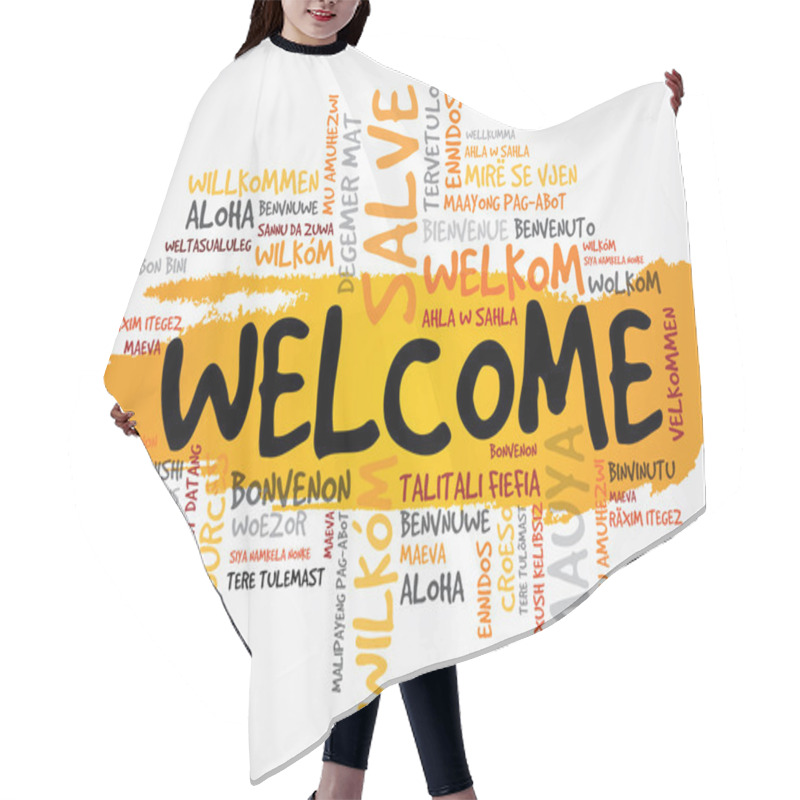 Personality  Welcome Hair Cutting Cape