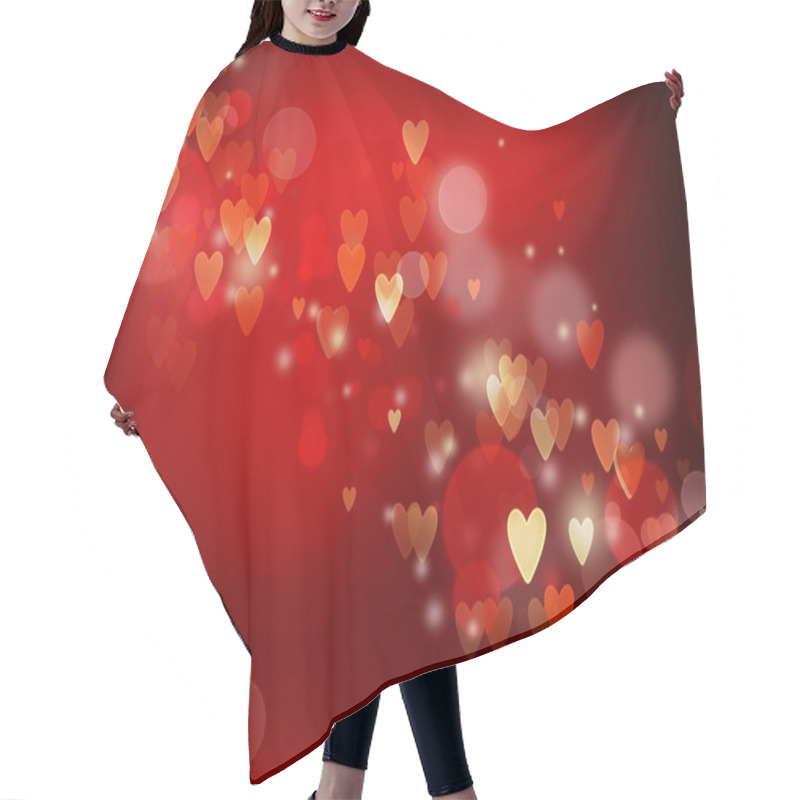 Personality  Valentine Background Hair Cutting Cape