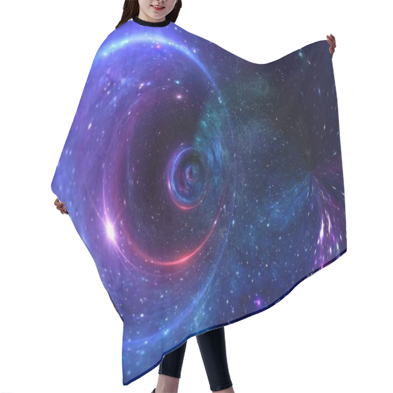 Personality  Galaxy A System Of Millions Or Billions Of Stars, Together With Gas And Dust, Held Together By Gravitational Attraction. Vertical Image For Smartphone Background Hair Cutting Cape