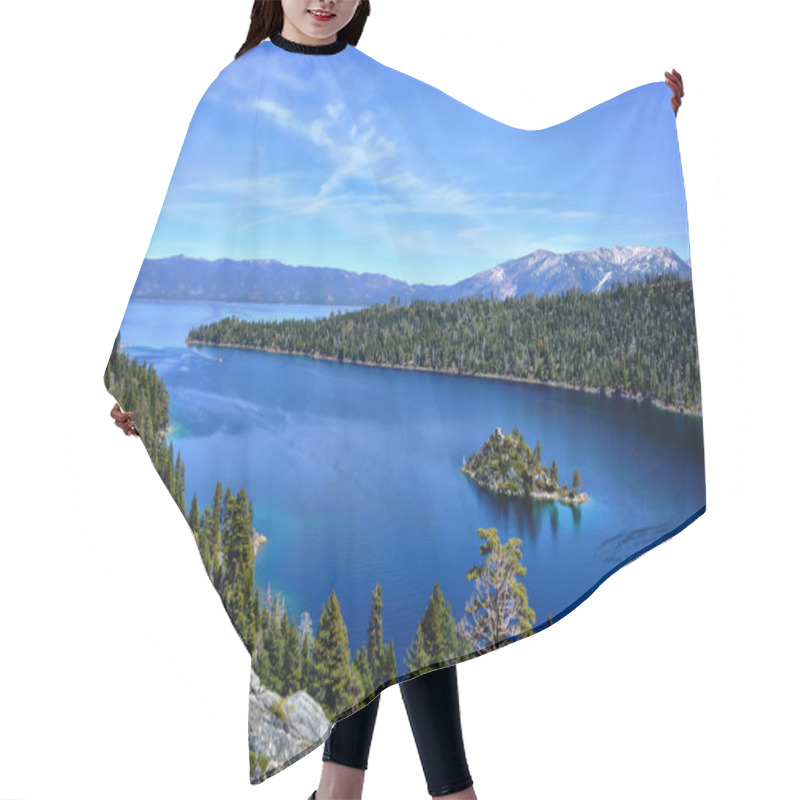 Personality  Lake Tahoe - Emerald Bay Hair Cutting Cape