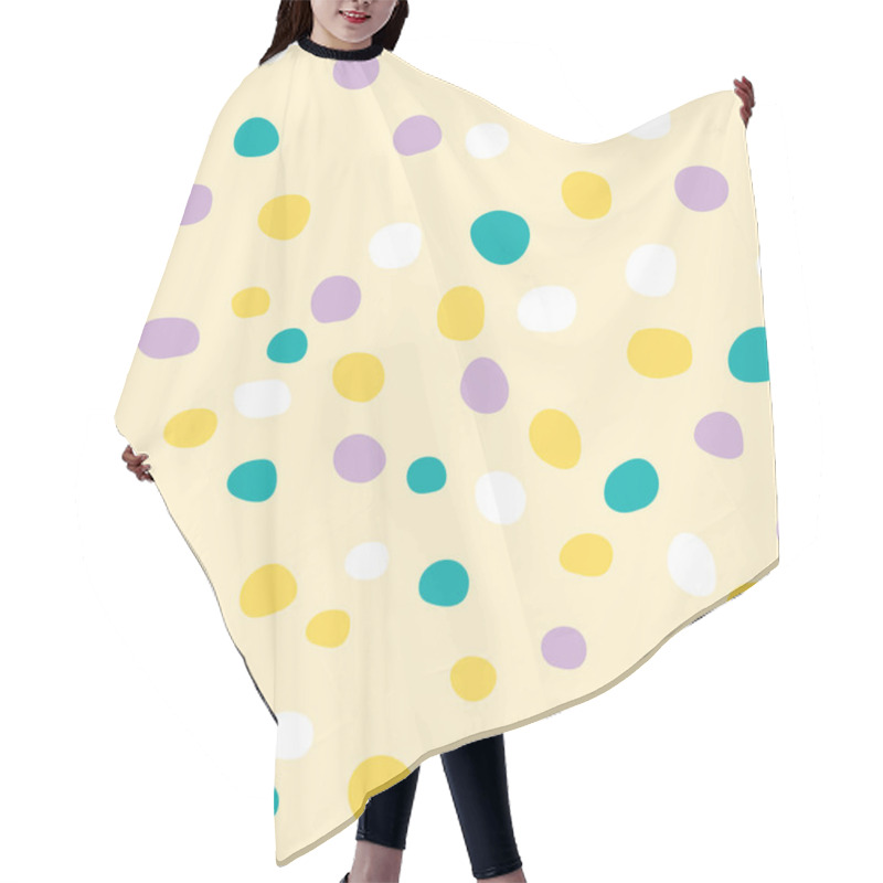 Personality  Polka Dot Texture.  Hair Cutting Cape