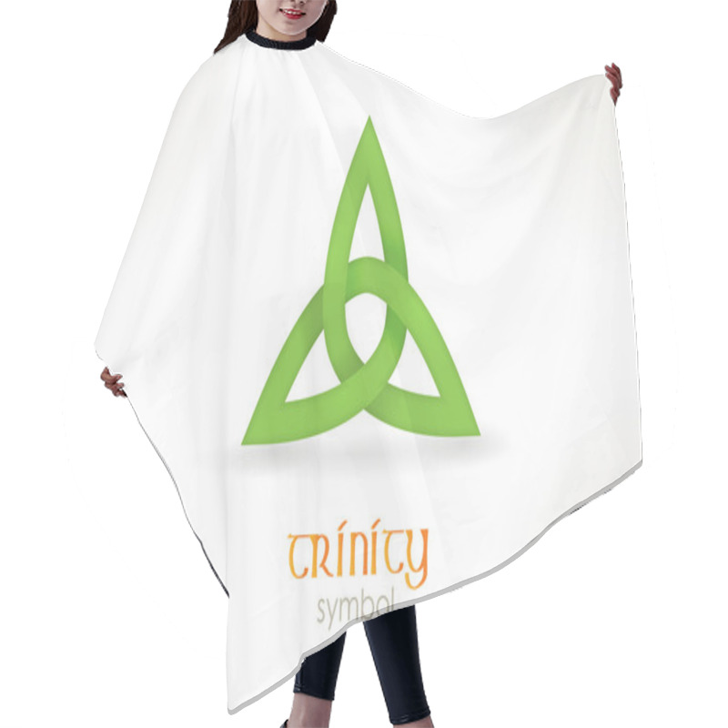 Personality  Trinity Symbol, Triqueta Hair Cutting Cape