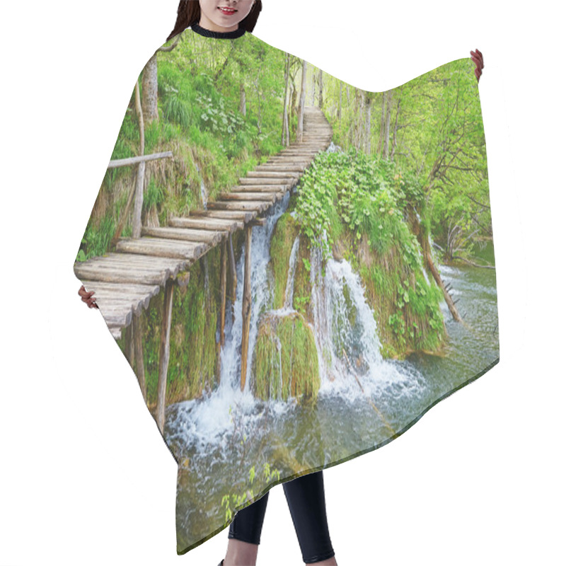 Personality  Cascades In Plitvice Lakes National Park  Hair Cutting Cape