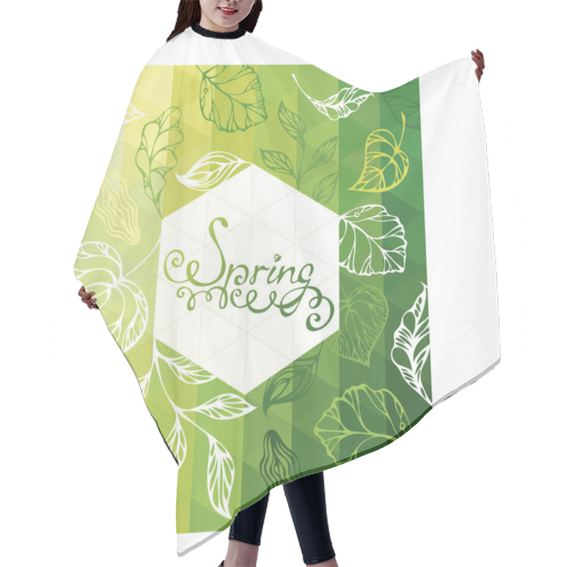 Personality  Spring Geometric Background Hair Cutting Cape