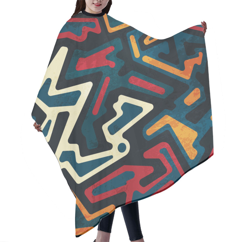 Personality  African Seamless Pattern Hair Cutting Cape