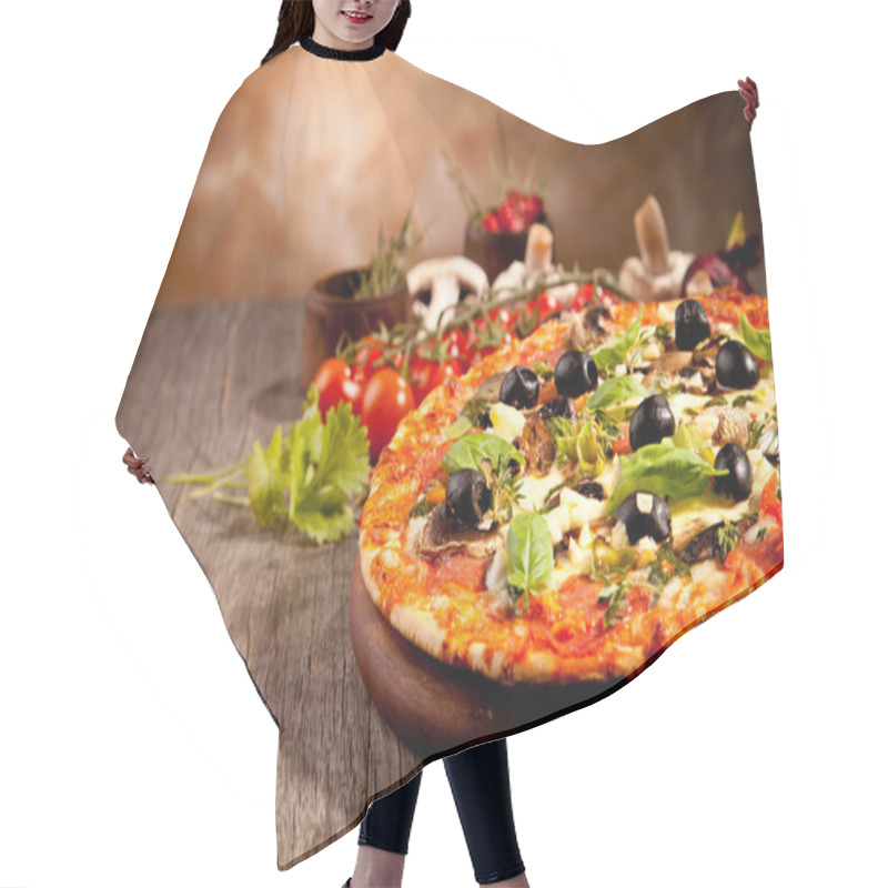 Personality  Pizza Hair Cutting Cape