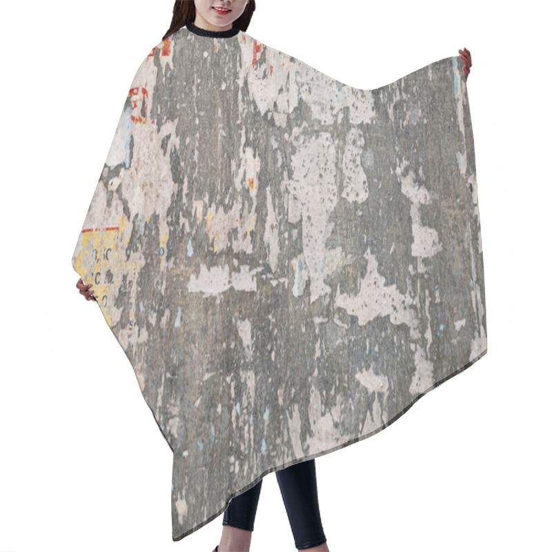 Personality  Ripped Poster Background - Grunge Texture Of Torn Advertisement On Billboard Sheet Metal Hair Cutting Cape